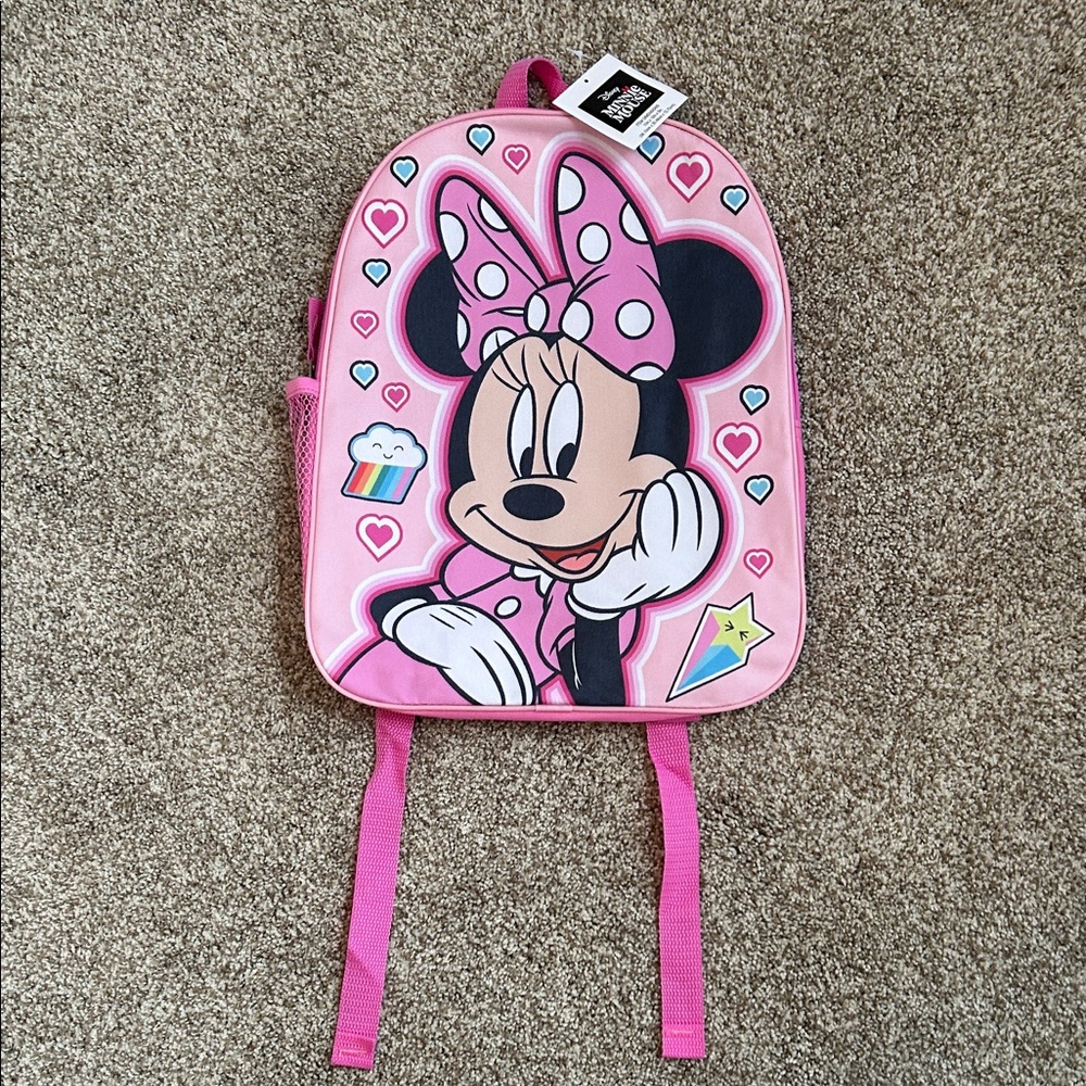 Disney Pink Minnie Mouse Kids Backpack